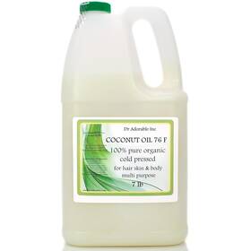 Inc 313089884837 7 Lb - Coconut Oil 76 Degree 100% Pure Natural Organic Cold Pressed