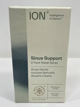 X002xkv8ph Ion Brand New - Sinus Support 2-pack Nasal Spray 1 Oz 30 Ml Expires 06/2029