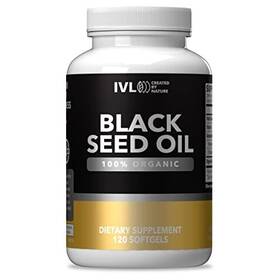 Ivl 850007513214 Organic Black Seed Oil - 120 Softgel Capsules 1000mg Each Pure Cold P