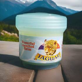 Jaguar 181100248159 Powerful Menthol Balm 125ml 4.2 Fl. Oz. Relieves Rheumatism Aches Muscles