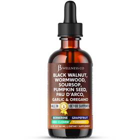 Jbbwnlq-1p Jb Wellness Co Wormwood Black Walnut Cleanse For Humans Drops Liquid 2 Fl Oz Pack Of 1