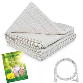 Jingreanhealthy 680904388635 60x80 Grounding Sheets Queen Size With Cord Made Premium Cotton