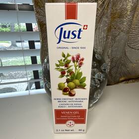 Just 00199003 Venen Gel Herbal Leg Varicose Veins Horse Chestnut 2.1 Oz 60 G