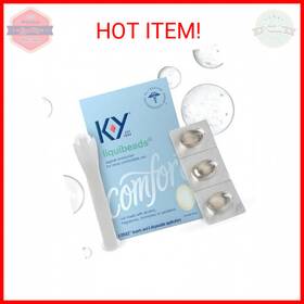 6798116046 K-y Liquibeads For Women Vaginal Moisturizer Silicone Lube Suppository