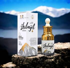 K2healing K2 Healing 615678205659 Pure Himalayan Shilajit Drops 30ml Authentic Energy Boost