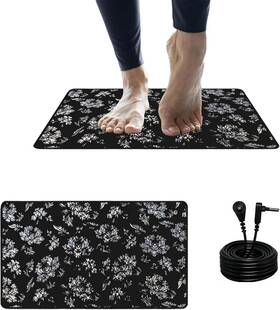 Kabouqi 445033060028 Grounding Mat 2 Pack 11.8x23.6 Inch For Feet Earth Pad With 15ft Cord