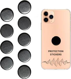 Karelian Heritage 445041787757 Protection Shungite Stickers 9 Pcs For Cell Phone Case Tablet Laptop Computer
