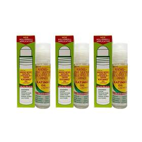 Katinko 809012413244 Oil Liniment Rollerball Applicator 10ml 3 Pack