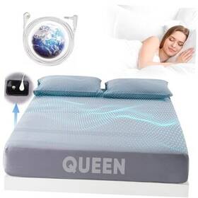 Kevinlnter 657381961330 Grounding Sheets Size 95% Organic Cotton 5% Pure Silver Fiber Queen Gray