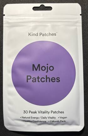 Kind 897135181140 Patches Mojo 30 Peak Vitality Natural Energy Vegan 1 Month Pack