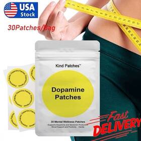 Kp-uk-on67 Kind 30/90 Day Supply Dopamine Patch Therapy For Mood Support And Mental Health Wellnes