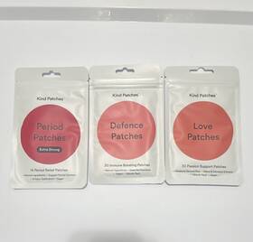 Kp-on193 Kind Patches Women S Wellness Bundle Love Period Defence New Sealed