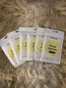 Kpcus-003 Kind Patches Energy Patch Extra Strong 6 Packs Of 30 Vegan Natural Caffeine