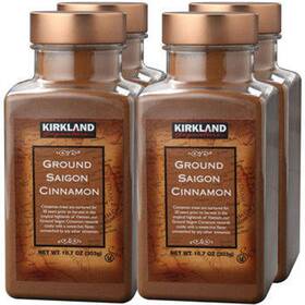 Kirkland 037012182448 Signature Saigon Cinnamon - 4 Pack 1 Ounce Of