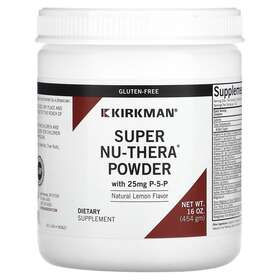 Kim02159 Kirkman Labs Super Nu-thera Powder With P-5-p Natural Lemon 16 Oz 454 Gm