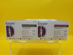 Kreain 936993838600 2 Pack Natural Joint Pain Fast Acting Gel Soothing Massage Exp 05/28