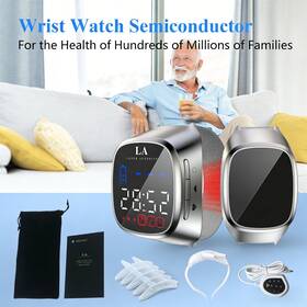 Sl-08 Kts 650nm Low Level Laser Therapy Wrist Device For High Blood Pressure Strokes Lllt