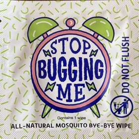 La Fresh 766670019154 Stop Bugging Me - All Natural Mosquito Bye-bye Wipes 50 Count