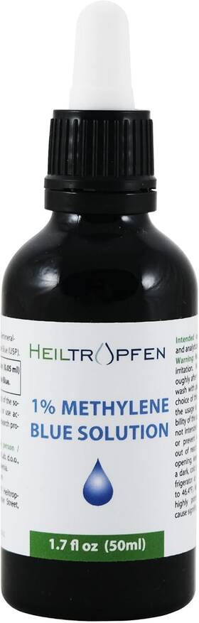 De-met50 Lab. D.o.o. Methylene Blue 1% Solution 1.7 Fl Oz-50ml Ultra High Purity Usp Pharma Grade