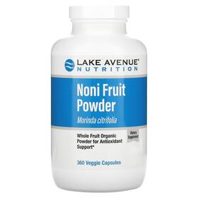 Lkn01537 Lake Avenue Nutrition Noni Fruit Powder 650 Mg 360 Veggie Capsules
