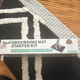 Landkissing No.lks-2828 Grounding Mat Starter Kit Skin-friendly Pu Leather 35.4 X 23.6 In