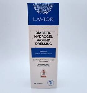 Lavior 860010195703 Diabetic Hydrogel Wound Dressing 1 Fl. Oz 30ml Exp. 07/2026 - New