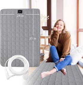 Laxvapiu 445054963919 Grounding Mat For Feet Silver Fiber Cotton Mattress Quilted Pad Earth