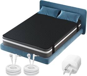 Laxvapiu 744759726247 Grounding Mat For Bed Earth Connected Sleep With Plug Adapter