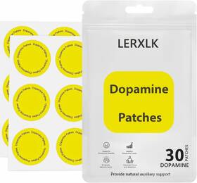 Lerxlk 739719591362 Natural Dopamine Boost Patches For Clarity Energy And Focus Support 30 Count