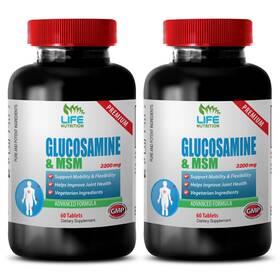 3230 Life Nutrition 601133665830 Glucosamine Msm 1500 - Chondroitin Lower Cholesterol 2b