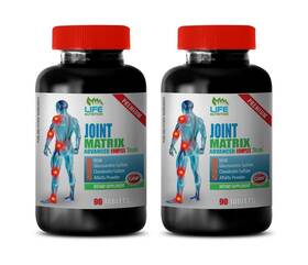 Life Nutrition 788619690576 Anti Inflammatory Herbal Supplement - Joint Matrix Msm Bulk 2 Bottles
