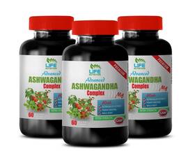 Life Nutrition 788619700794 Energy Booster Pills - Ashwagandha Complex 770mg Metabolism Boosting 3b