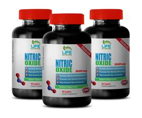 Life Nutrition 788619709162 Muscle Recovery Supplement - Nitric Oxide 3600mg Workout 3b