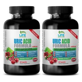 Life Nutrition 788619725193 Vitamin B-6 - Uric Acid Formula 1430mg 2 Anti Aging