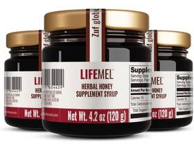 Lifemel 290011654405 New Life Mel Natural Honey 120g 3 Jars Chemo And Radiation Support Healthy