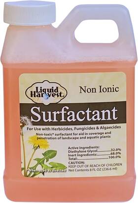 Liquid Harvest 696226209923 Concentrated Surfactant For Herbicides Non-ionic 8oz Increase Product Coverage