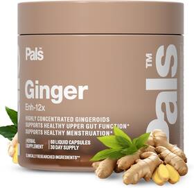 Enh-12x Llc 313100027045 Pure Ginger Root Capsules Ultra Potent 26% Gingeroids Extract Vegan Gin