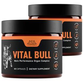 Lonvera 199874597256 Vital Bull Beef Organ Supplement For Men With 60 Count Pack Of 1 Brown