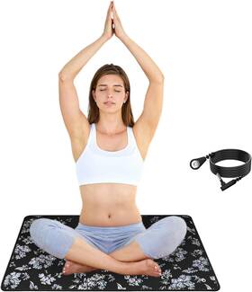 Losuvero 726084238114 Grounding Mat Kit For Improving Sleep Floral Printed Pad Healthy