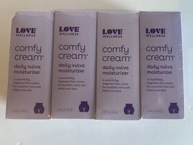 Love Wellness 850003843834 Vulva Moisturizer Comfy Cream - Daily Care For Dryness 4 Pack