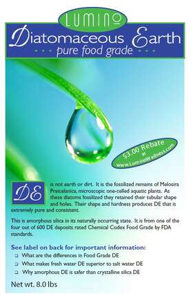 Ma636 Lumino Wellness Pure Food Grade Diatomaceous Earth - 8 Lbs