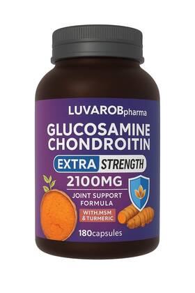 Luvarobpharma 198715226829 Glucosamine Chondroitin Msm Joint Support Collagen Turmeric - 180 Capsules