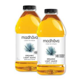 00606714 Madhava Organic Light Agave 100% Pure Blue Nectar 46 Fl Oz Pack Of 2