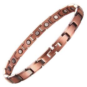 Magenergy 721821482867 Copper Bracelets For Women 99.9 Pure Magnetic Link Bracelet