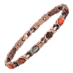 Magenergy 727984989670 Copper Bracelets For Women Strength Magnetic Bracelet 99.9% Pure Co