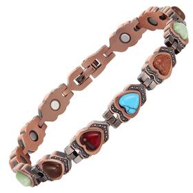 Magenergy 727984989700 Copper Bracelets For Women Strength Magnetic Bracelet 99.9% Pure Co