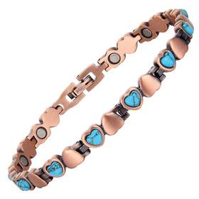 Magenergy 727984989755 Copper Bracelets For Women 99.9% Pure Strength Magnetic Brac