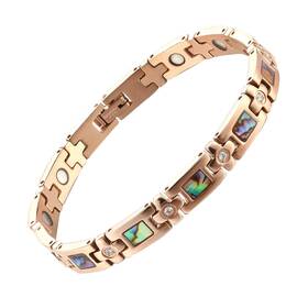 Magenergy 759838889355 Magnetic Bracelet For Women Titanium Steel Strength With S