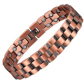 Magenergy 769638067594 Copper Bracelet For Men 99.9% Pure Magnetic With Do