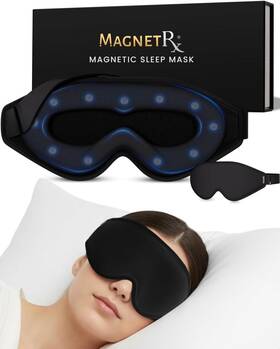 Magnetrx 744759960719 Magnetic Sleep Mask With 11 Magnets For Deep Relaxation